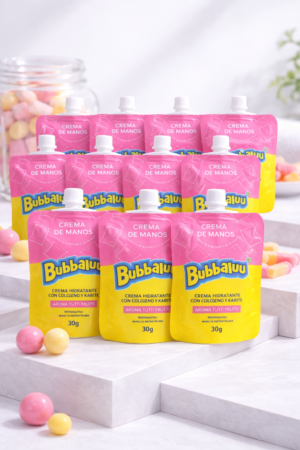 Promo 10 Cremas de Manos Bubbaluu – Aroma Tutti Frutti