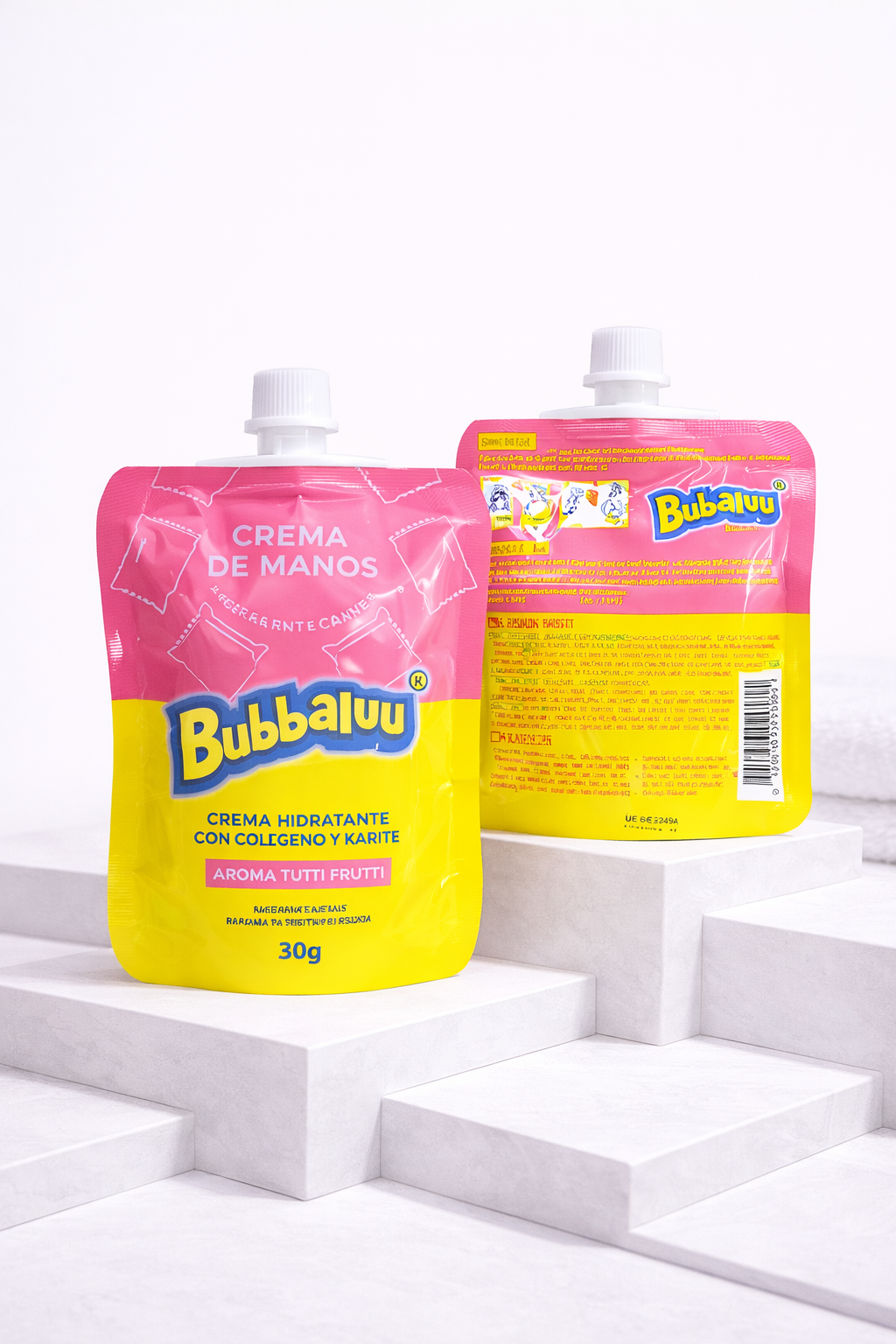 Crema de Manos Bubbaluu Aroma Tutti Frutti – Hidratante